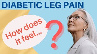 ⚡️ What does Diabetic Leg Pain feel like👩🏻‍⚕️ [upl. by Grata146]