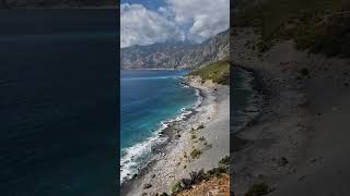 The Cretan Way 2024  E4 trail  View of Agios Pavlos beach close to Agia Roumeli walkingincrete [upl. by Dempster843]