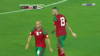 Maroc vs Gabon but 1 0 Khalid Boutaib Football Qualifications CDM 2018 [upl. by Kelsi]