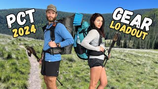 PCT 2024  Couples Gear Loadout  Everything Were Bringing on the Pacific Crest Trail [upl. by Wyly891]