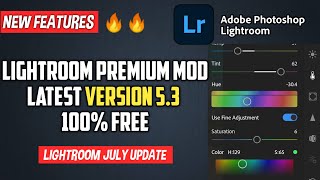 Lightroom premium mod apk 2020  lightroom pro v53 free mod apk  lightroom latest version mod apk [upl. by Niwdla]