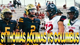 8 ST Thomas Aquinas vs Columbus🔥  South Florida Battle😳  STA Starting To Heat Back Up⁉️👀 [upl. by Gut238]