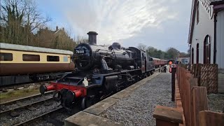 Winter Steam In The Valley  Ecclesbourne Valley Railway 010124 [upl. by Qifahs493]