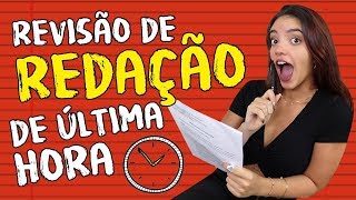 REDAÇÃO PARA O ENEM 2019  REVISÃO RÁPIDA Débora Aladim [upl. by Inahet]