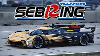 12 Hours of Sebring 2024 RAW SOUNDS [upl. by Yetak]