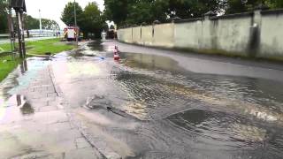 Hochwasser 04062013 Regensburg Regendorf Stand 800 Uhr 290 m [upl. by Gusty]