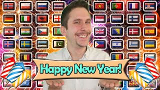 How To Say quotHAPPY NEW YEARquot in 55 Different Languages [upl. by Cumine]