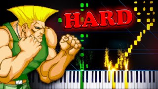 Guiles Theme from Street Fighter II  Piano Tutorial [upl. by Irroc]