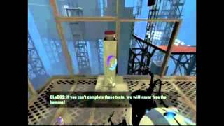 Portal 2 Coop Part 17 Blah [upl. by Kuebbing]