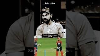 Rishabh sledging to Virat Kohli ll Virat Kohli on rishabh pant cricket virat kohli👍 [upl. by Helse]