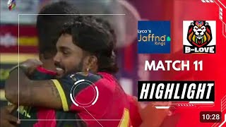 KANDY FALCONS VS JAFFNA KINGS HIGHLIGHTS  11  KAF VS JAF Lanka Premier League 2024watchme [upl. by Caundra]