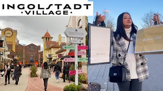 Ingolstadt Village Outlet Shopping  Walkthrough  Luxury Designer Brand  Tourists in Munich [upl. by Leahplar860]