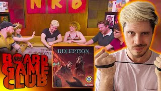 Lets Play DECEPTION MURDER IN HONG KONG  Board Game Club [upl. by Manheim]