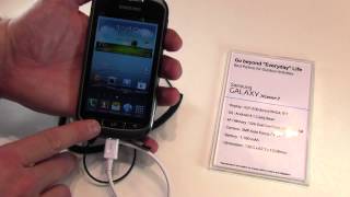 Samsung Galaxy Xcover 2 Erster Eindruck des OutdoorHandys [upl. by Ahsilra]