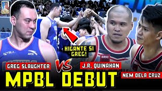 GREG SLAUGHTER MPBL DEBUT VS JR QUIÑAHAN NEM NAKAWALA SA TRANSITION BANGKO SI GREGZILLA INTENSE [upl. by Barfuss]