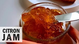 How to Make Citron Jam  Just 2 Ingredients [upl. by Aisined478]