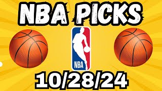 NBA Picks and Predictions Today 102824 [upl. by Larrad]