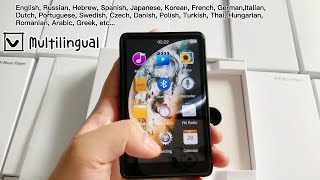 4 Inch X20 Touch Screen MP3 Player  Multilingual [upl. by Nehr]