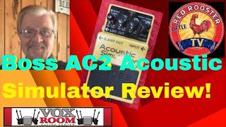 boss effect pedals AC2 acoustic guitar simulator [upl. by Min]