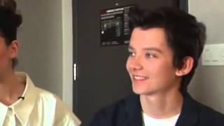 Asa Butterfield´s laugh  smile ♥ [upl. by Lenrad833]