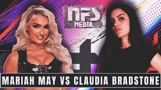 Mariah May VS Claudia Bradstone mariahmay womenswrestling wrestling [upl. by Hernandez654]