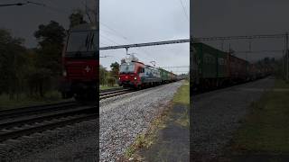 Vectron Durchfahrt Hornussen train trainspotter railway hornussen [upl. by Deehahs796]