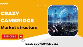 Cambridge IGCSE Economics 0455  Market Structure [upl. by Serafina]