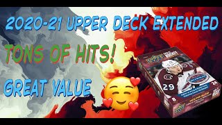 202021 Upper Deck Extended  AWESOME BOX [upl. by Retsehc]