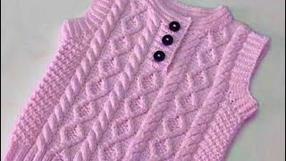 Amezing New Half Sleeve jacket for kids hand knitted Baby Sweaters Design 🥰 [upl. by Middle]