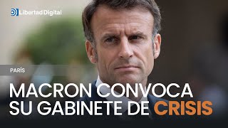 Los agricultores cumplen su amenaza Macron convoca su gabinete de crisis [upl. by Earahc122]