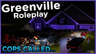 HUGE HOUSE PARTY  Greenville Roleplay ROBLOX [upl. by Ieppet]