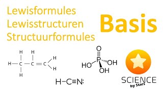 Lewisformule  lewisstructuren  structuurformules basis theorie en oefeningen [upl. by Aliuqat]