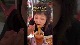 TRYING BIRRIA RAMEN NOODLES FOR THE FIRST TIME mukbang shorts viral [upl. by Hcardahs]