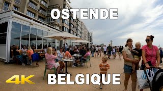 🇧🇪 OSTENDE Front de mer suite  Belgique  4K UHD [upl. by Dnomsed865]