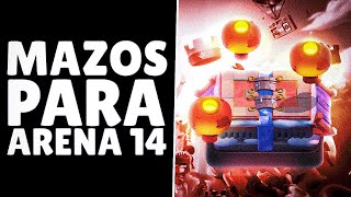 3 MEJORES MAZOS PARA ARENA 14 [upl. by Zohar82]