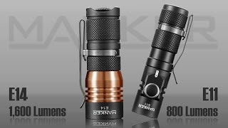 1600 Lumen Manker E14 and 800 Lumen E11 [upl. by Llerad753]