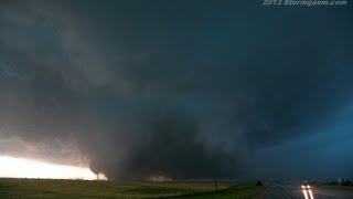 Largest Tornado EF5 El Reno Oklahoma 26 Miles Wide Megawedge May 31 2013 [upl. by Byran114]