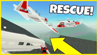 1000FT RESCUE in MOUNTAIN Coast Guard Story  PTFS Roblox [upl. by Naelopan624]