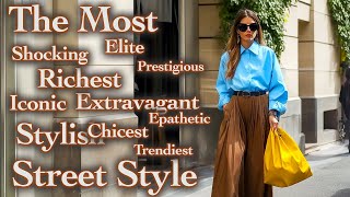 🍁 Autumn Italian Street Fashion New Fall dress ideas 100 of the Most gorgeous outfits from Milan [upl. by Saunder]