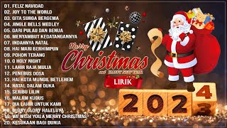 Lagu Natal Terbaru 20232024 Terpopuler Saat Ini  Raja Diatas Segala Raja Lirik  Selamat Natal [upl. by Htebiram]