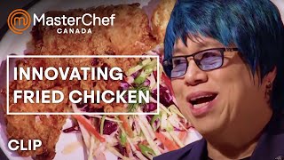 ried Chicken FaceOff  MasterChef Canada  MasterChef World [upl. by Horwitz764]