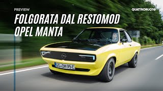 Opel Manta GSe ElektroMOD ritorno al futuro [upl. by Kcinemod]