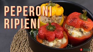 PEPERONI RIPIENI AL FORNO Ricetta Tradizionale Velocissima  ChefDeg Sfizioso [upl. by Kermit]