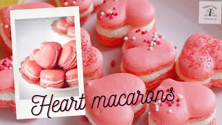 Macaron sandwich  Heart macarons  fusion food Tamil [upl. by Seluj390]