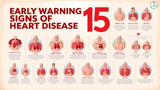 15 Early Warning Signs of Heart Disease You Should NEVER Ignore [upl. by Quiteris]