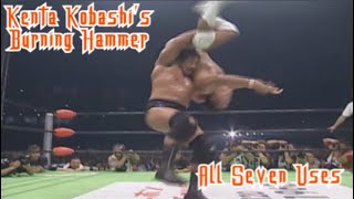 Kenta Kobashis Burning Hammer All 7 Uses [upl. by Azarria]