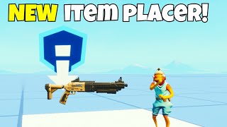 How To Use the Item Placer in Fortnite Creative Best Item Spawner Device YET [upl. by Nocaj229]