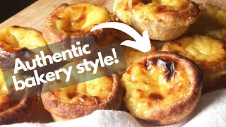 Pasteis De Nata  Make Authentic Portuguese Custard Tarts At Home [upl. by Shenan]