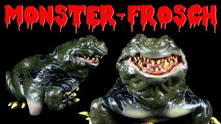 Halloween  Zombie Frosch Mutant mit Reisszähnen  Igitt  Creepy Horror Prop [upl. by Frank]