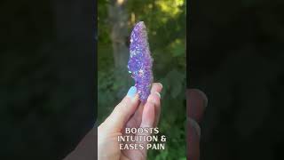 Sparkling Druzy Aura Amethyst Crystal Clusters 💜OwlsNestCrystals [upl. by Damle987]